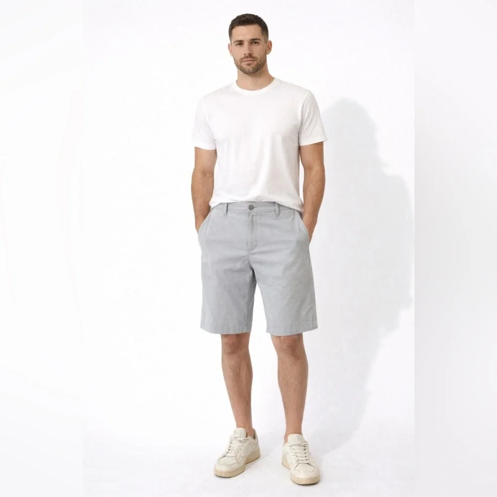 Faherty All Day Shorts Light Gray Size 32